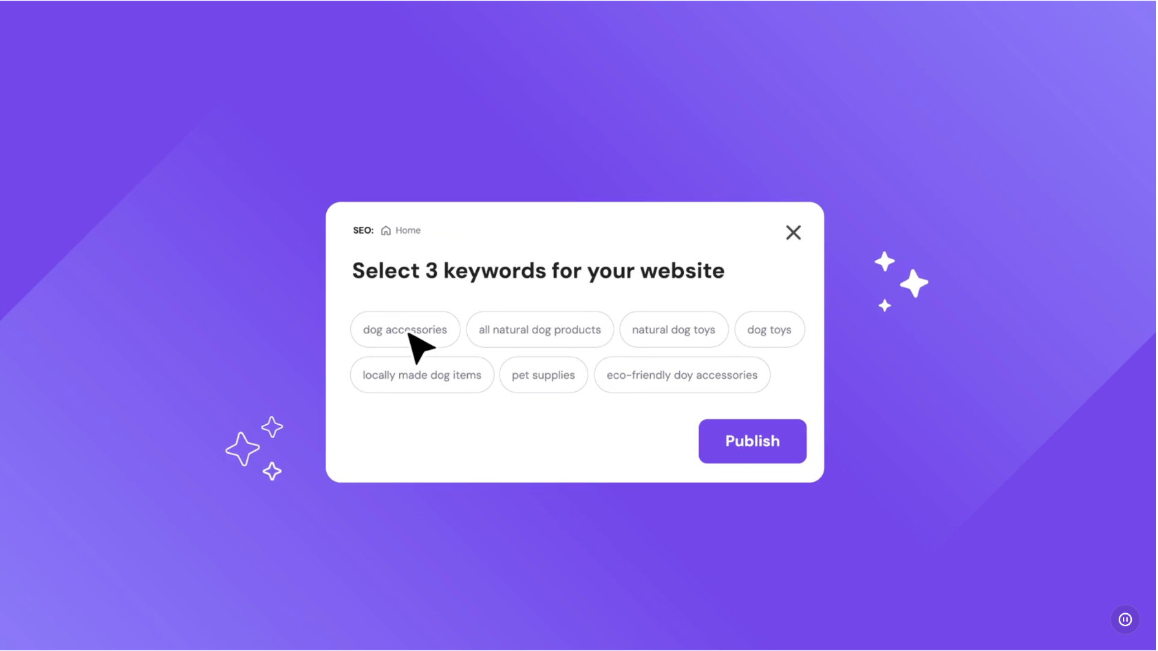 AI SEO opportunity selection preview